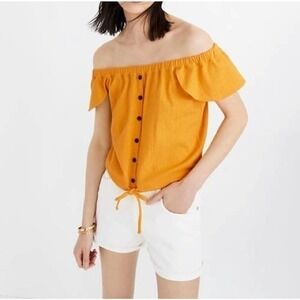 Madewell texture and thread top